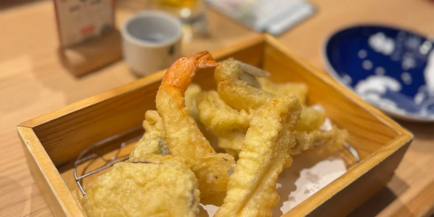 Tempura, som den ser ut i Japan